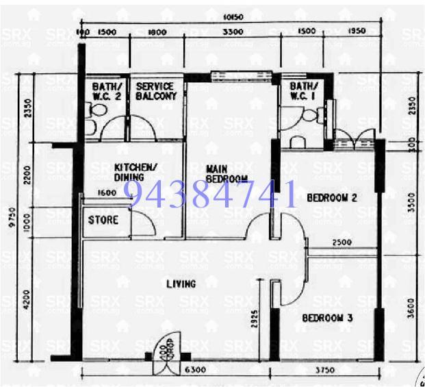 Blk 910 Hougang Street 91 (Hougang), HDB 4 Rooms #154493502